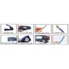 RJ45 Crimp Tool Pass Through Crimper Cutter for Cat6a Cat6 Cat5 Cat5e 8P8C Modular Connector Ethernet All-in-one Wire Tool