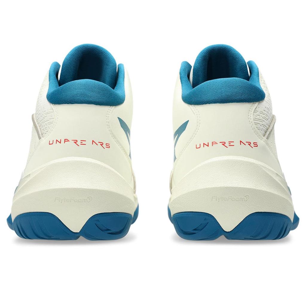 ASICS UNPRE ARS 3 Basketball Shoes Unisex Size 750 Sea Size 3E 1063A106, Adult, (Ivory/Deep Teal), 27.5 cm,