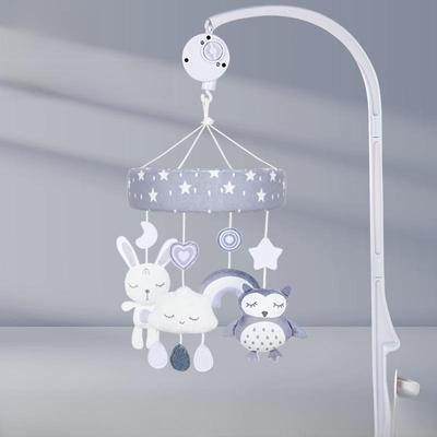 Animal Wind Chime Crib Mobile for Babies 0-1 Year – Musical Rotating Toy