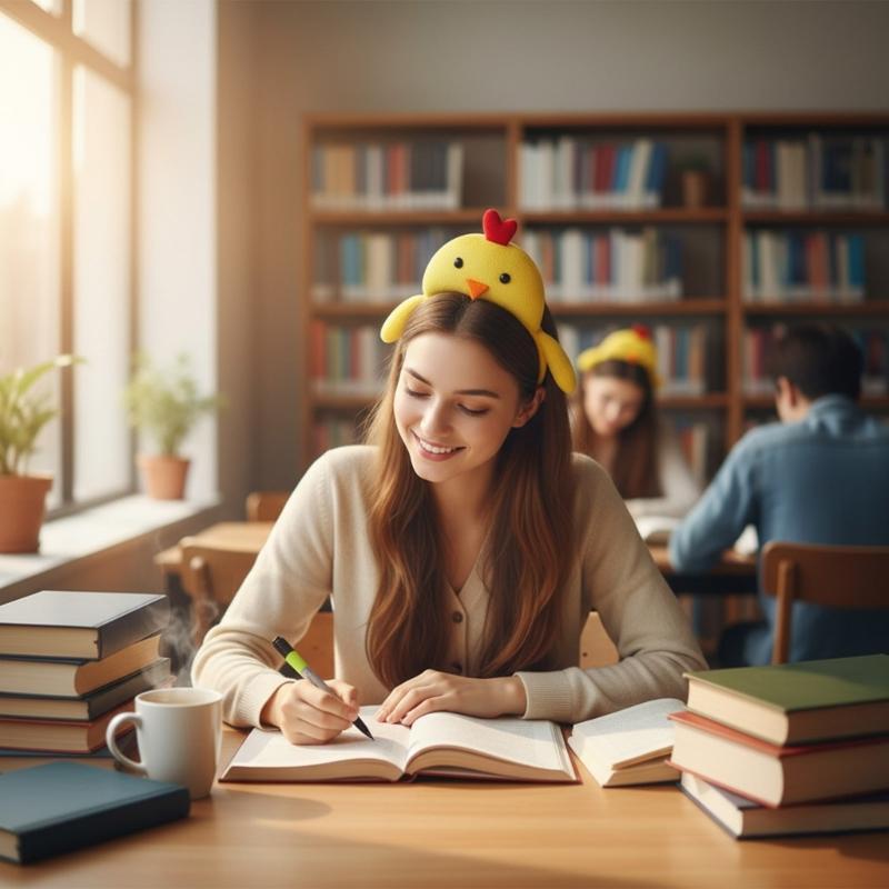 Set de 3 Diademas Divertidas de Cabeza de Pollo Pieza para el Cabello de Disfraz Para Fiestas de Halloween y Accesorios de Juego de Rol