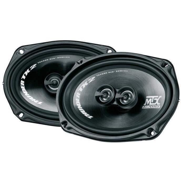 MTX TX269C Koaxiale Auto-Lautsprecher Elliptisch 6x9 15x23cm 2-Wege 80W RMS 4O Polypropylen-Membran