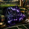 Panther In Action Throws Blanket Flannel Blankets Plush for Couch Bed Gifts for Men Women Travel picnic blanket Christmas fan gifts