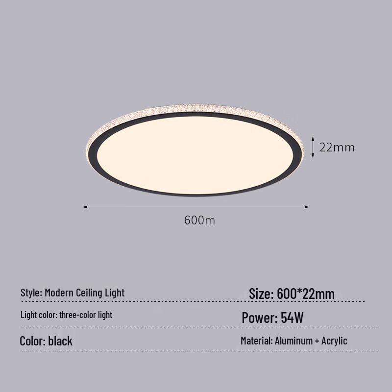 Pailide Modern Minimalist Acrylic LED Ceiling Light