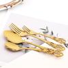 36 Teile/satz Gold Edelstahl Besteck Set Westlichen Lebensmittel Geschirr Löffel Gabel Messer Geschirr Küche Party Besteck Set