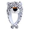 Tiger Animal Earflap Cap Pig Ear Protection Hat Kawaii Plush Beanies  Women