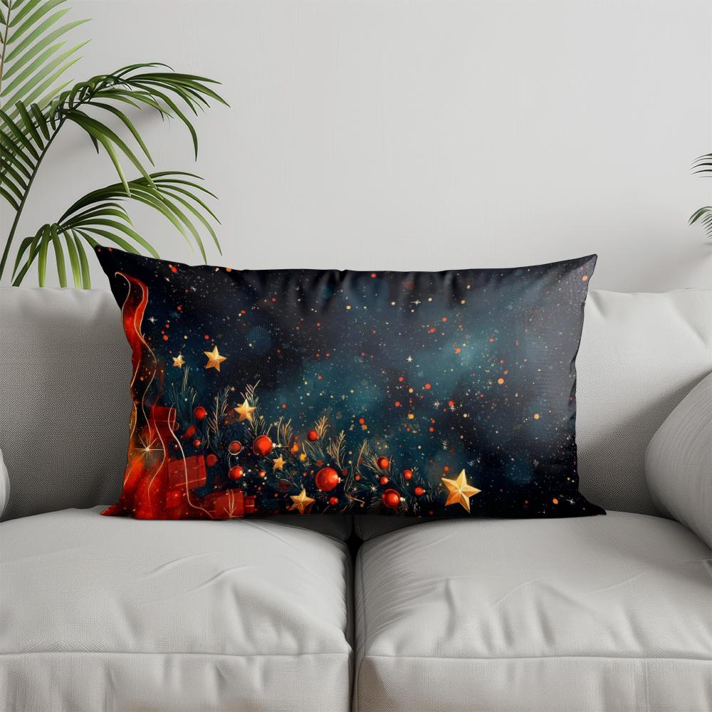 Home Decor Pinecones Pattern Decorative Pillow Suitable For Sofa Bedroom Car Pillow Cover Cushion Rectangular Back Cushion