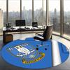 Sheffield Wednesday Fc (5) Round Office Rug Decorative Floor Rug for Office Bedroom Living Room and Home Space
