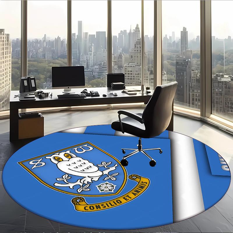 Sheffield Wednesday Fc (5) Round Office Rug Decorative Floor Rug for Office Bedroom Living Room and Home Space