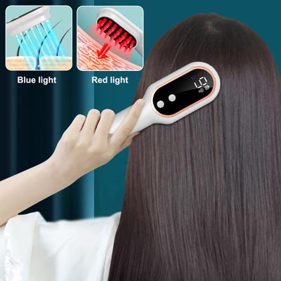 Yousheng Hair Growth Comb Red Blue Light Therapy Hair Growth Device Electric Scalp Massager for Hair Growth Alopecia Treatment