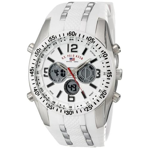

U.S. Polo Assn. Sport Men s US9282 White Analog-Digital Chronograph Watch []