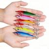 Special for Night Fishing10cm10ground Belly Shrimp Squid Needle Luminous Lure Horizontal Shrimp Wood Shrimp Bionic Fishing Bait