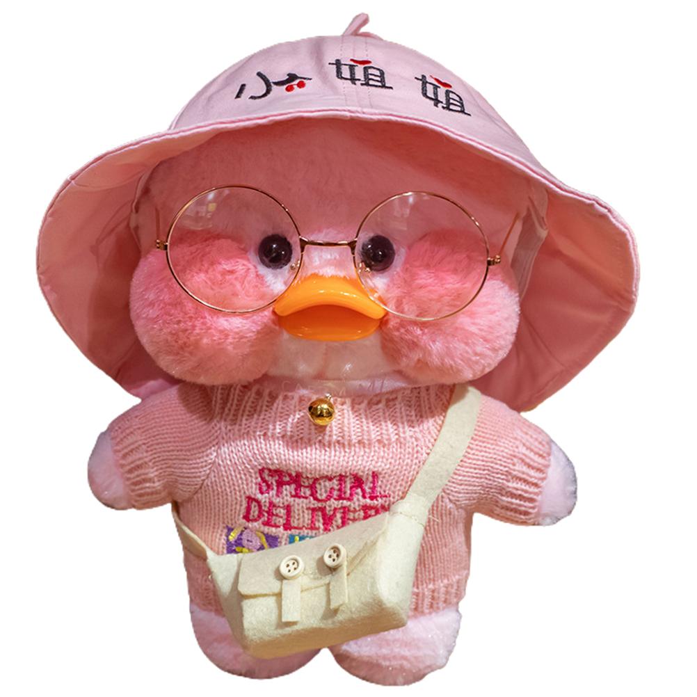 Pink Duck Stuffed Toy Soft Plush Animal Toy Gifts for Kids Boys Girls