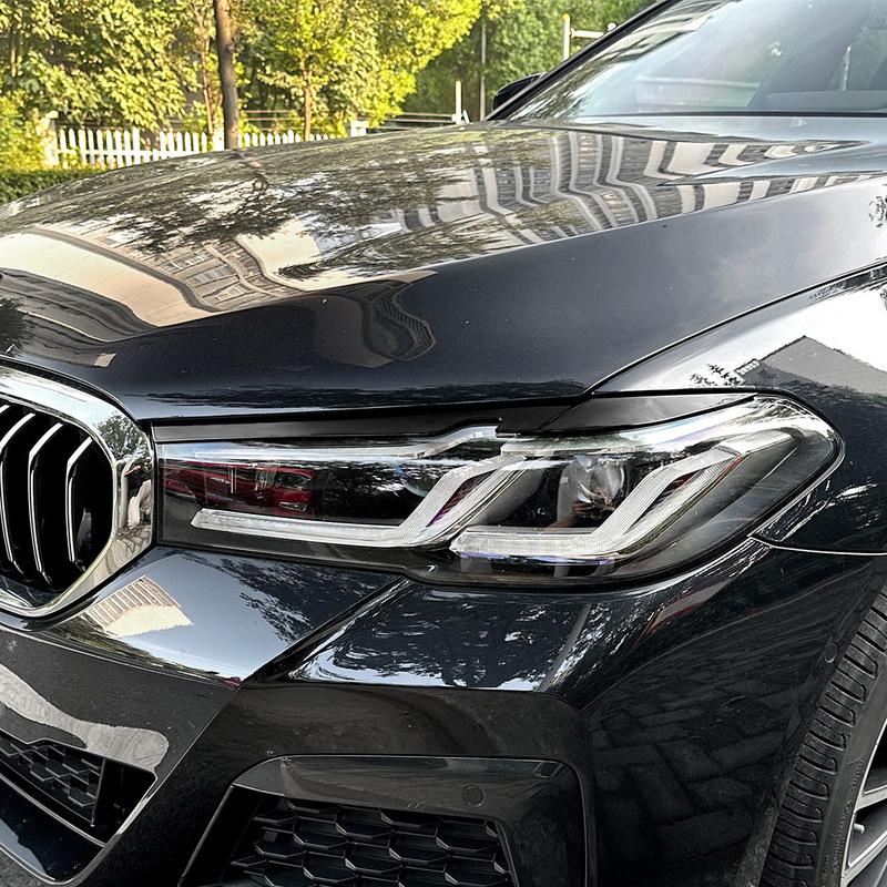For BMW 5 Series G30 G31 - Car Front Headlight Eyebrows Eyelid Headlamp Eyelid Auto Car Accessories