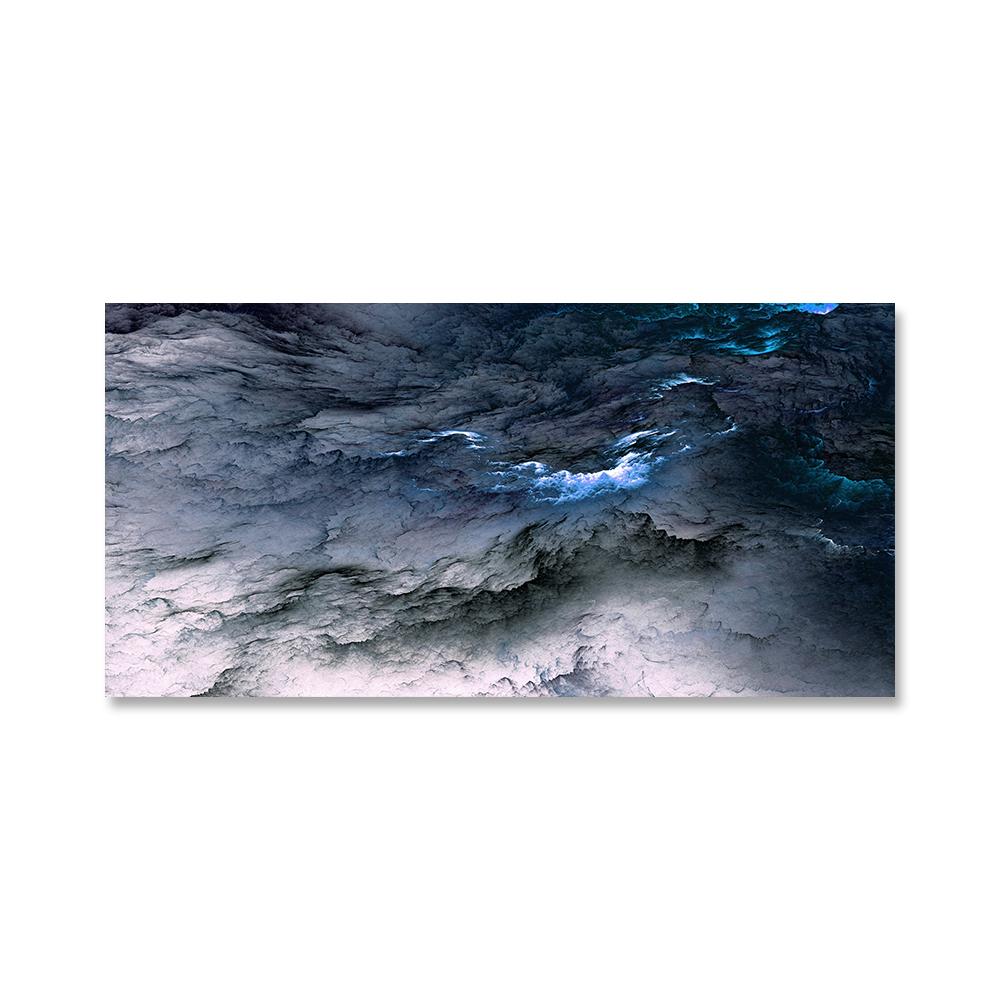Abstract Colorful Clouds Canvas Painting Golden Purple Light Posters and Prints Wall Pictures For Living Room Decoration Cuadros