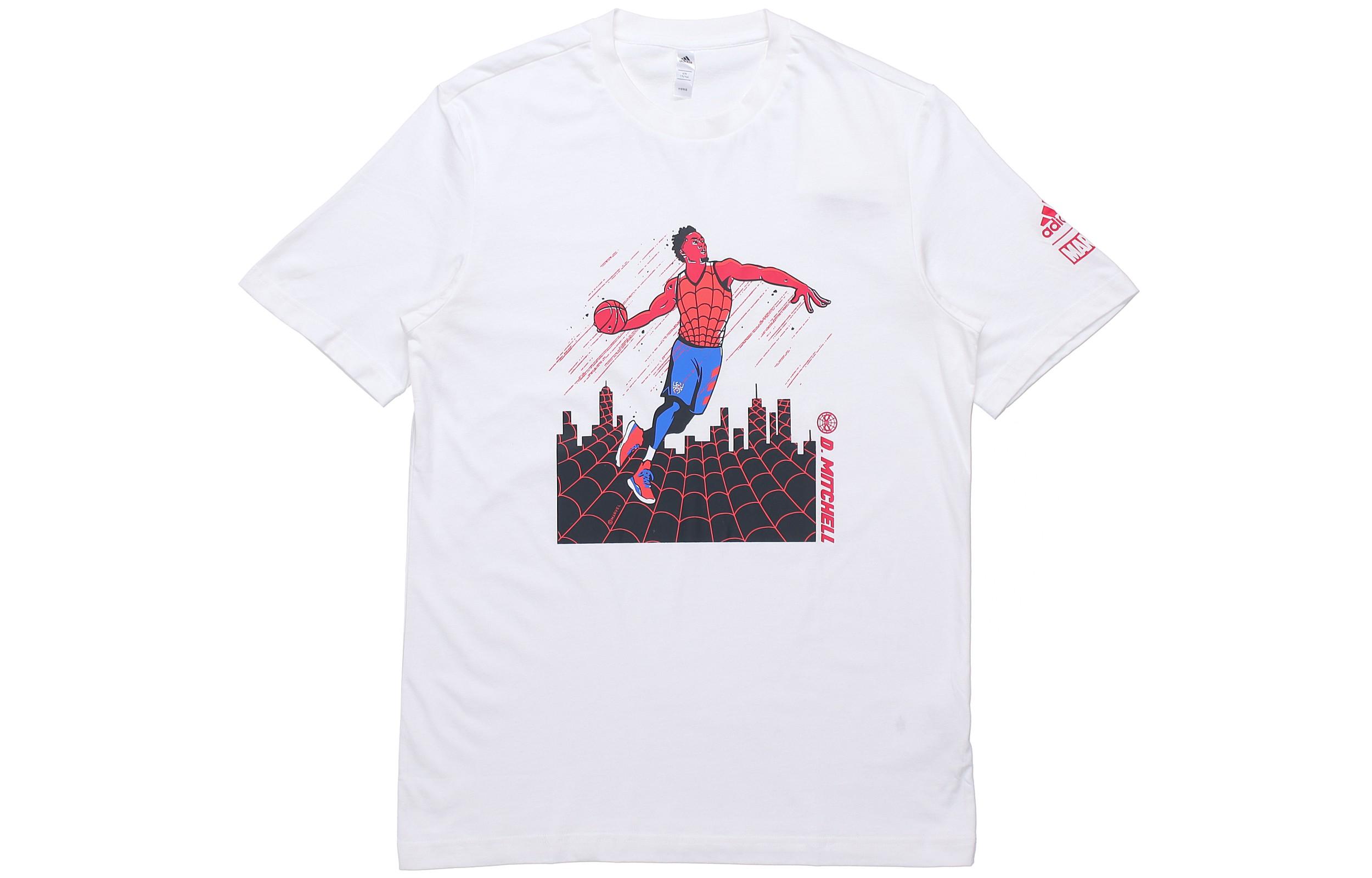 Adidas x Marvel Collaboration T Shirt Men s White DX6983 S
