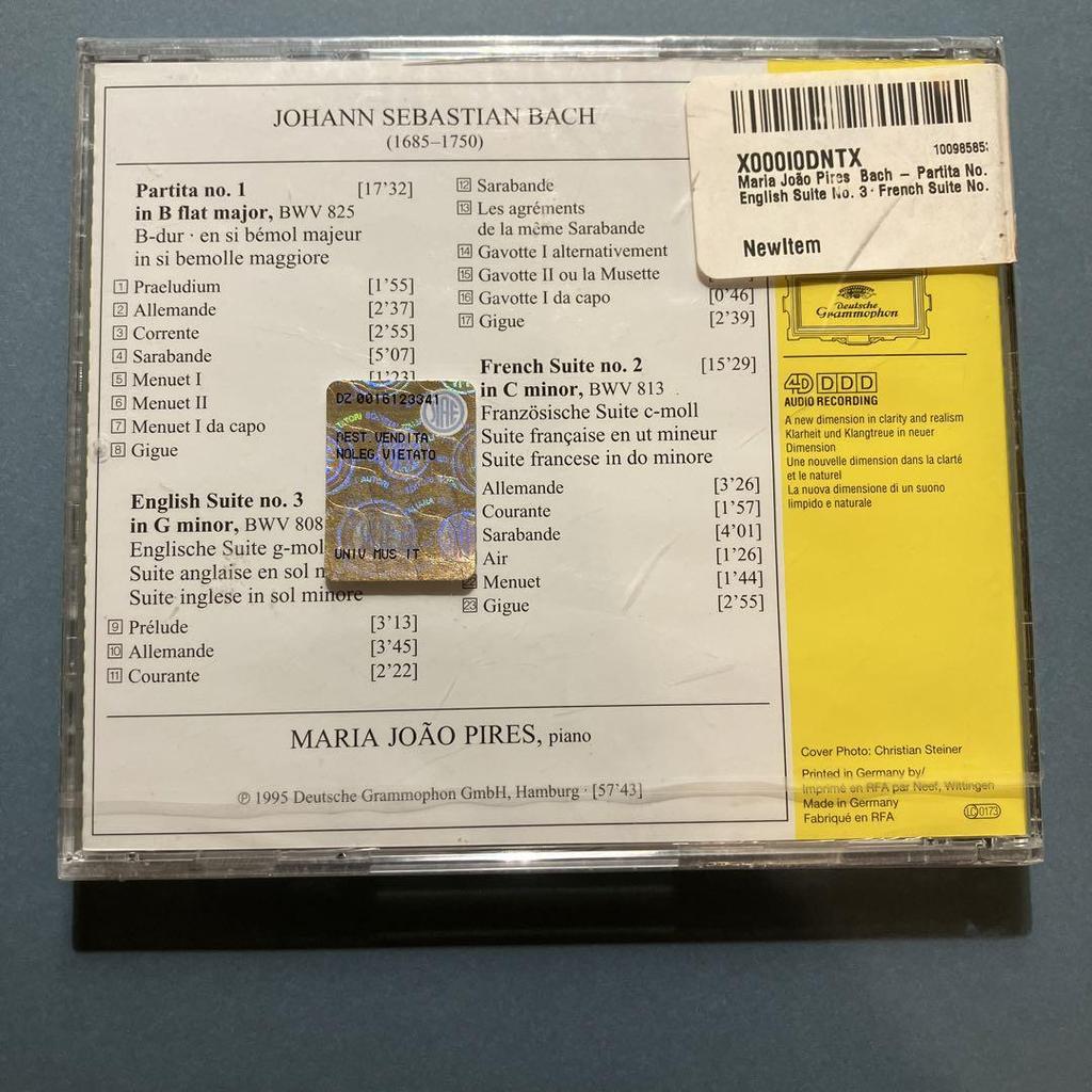 [USED] Pires Bach Piano Works