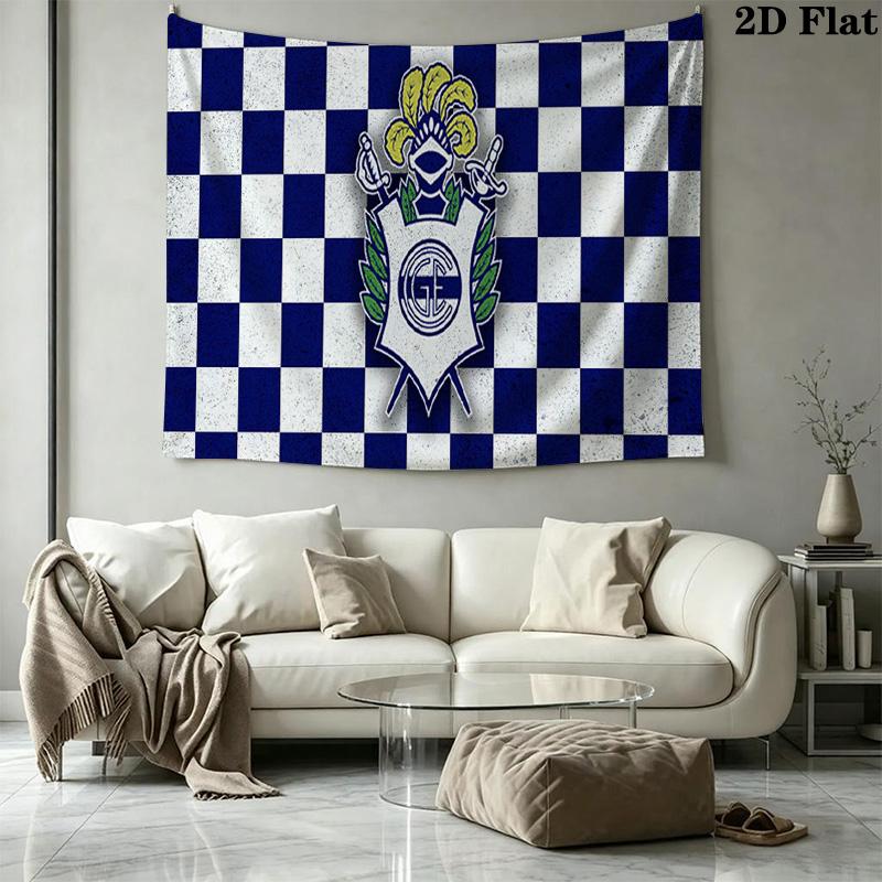 Gimnasia De La Plata Wall Tapestry Aesthetic Wall Hanging Printed Fabric Blanket Decorative Tapestries for Bedroom Living Room Home Decor