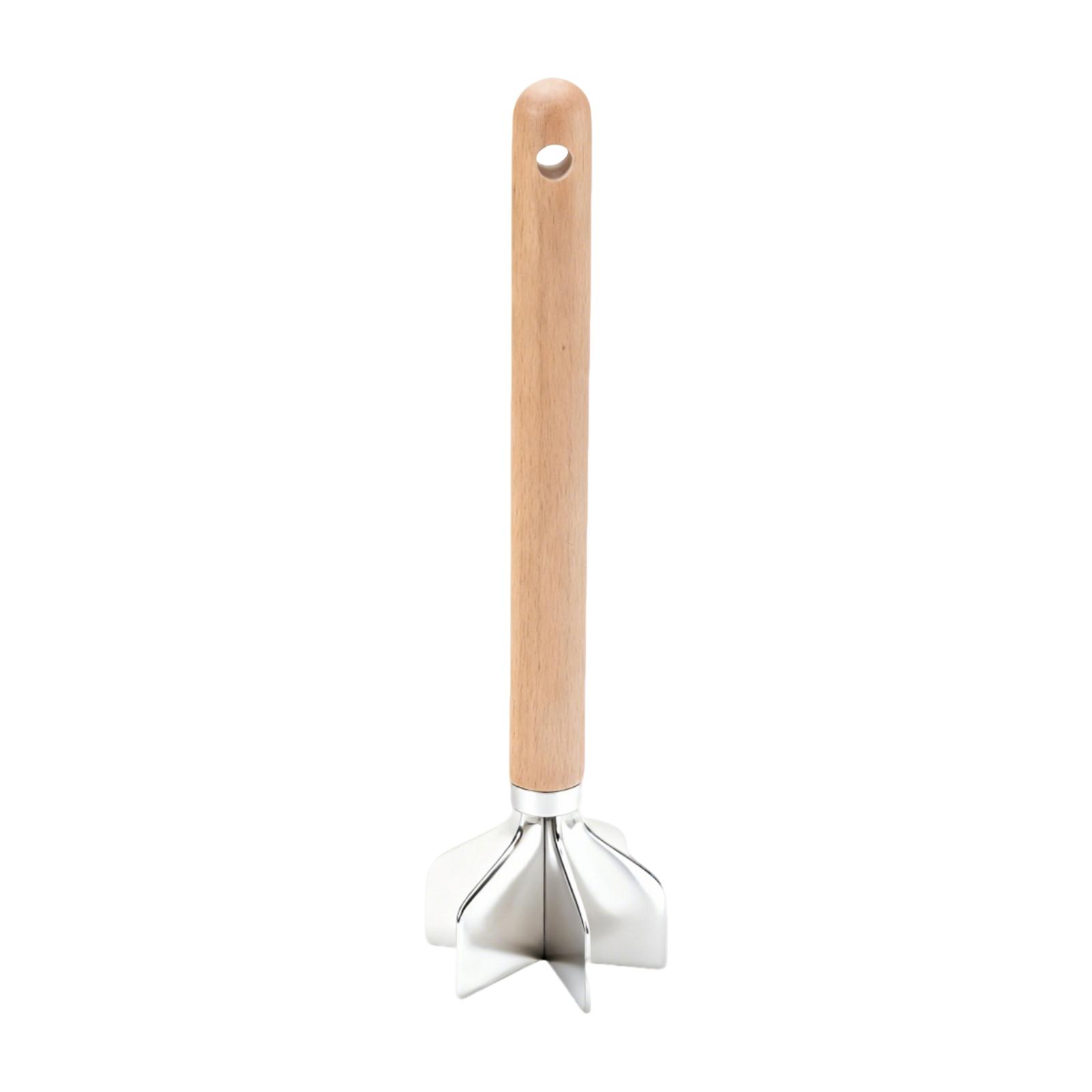 Stainless Steel Meat Grinder Potato Grater Chicken Masher коричневый