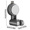 Shower Head Support Mural Douche Suction Cup Holder 360 Adjustable Plating Shower Rail Head Holder Bathroom Wall Mount Bracket