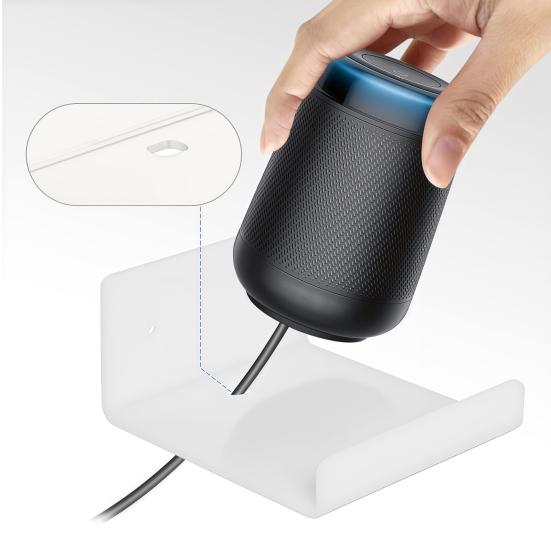 3Pcs Acrylic Wall Shelves Small Space Storage Shelves Easy Installation Versatile Bathroom Storage Racks