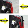For Toyota Tacoma 2016-2022 Black Carbon Steel Tail Box Hinge Flagpole Bracket Off-Road Antenna Bracket Modification Accessories
