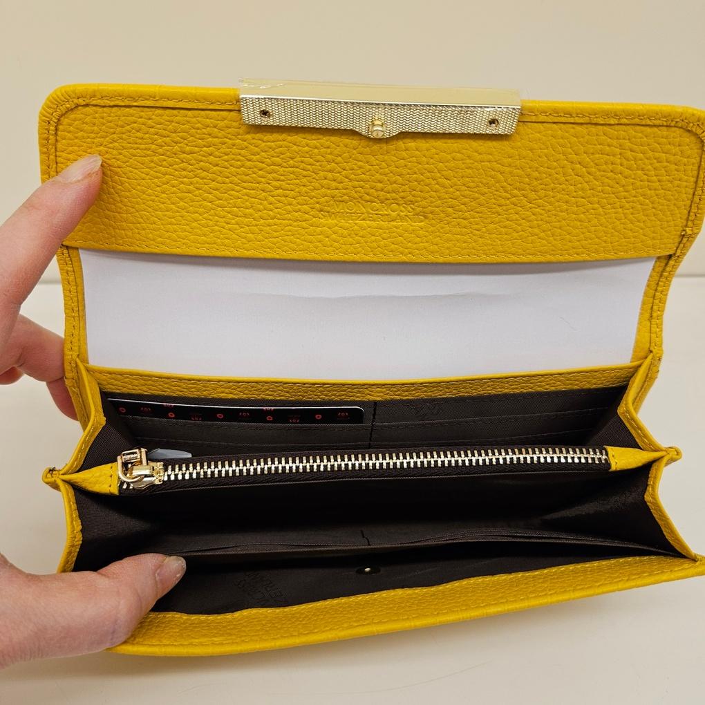 Moncross Women's Cubic Zippered Leather Long Wallet AW9159 _Bupyeong Branch