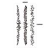 English Tattoo Sticker Feather Red Lip Totem Arm Circle Set Simulation Waterproof Tattoo Sticker