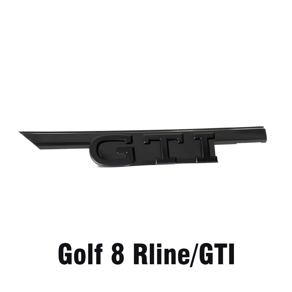 Golf 3 4 MK3 MK4 2026 Hot For VW VOLKSWAGEN 1pc Black/Red 3D ABS GTI Letter Front Grille Emblem Replacement Style Suit For VW Go