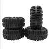 Durable Soft Rubber 2.2" Rock Crawler Tires With Foam For Axial Scx10 Wraith Trx-4