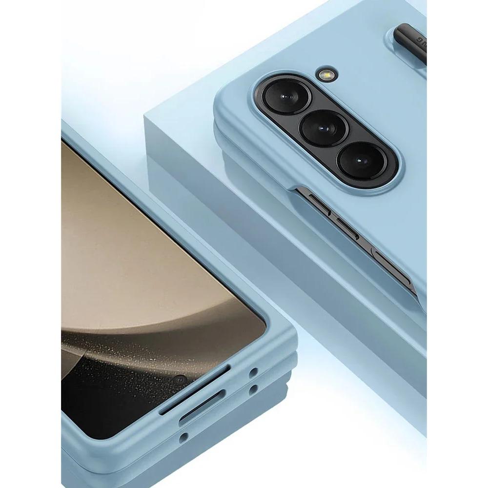 Ultra Thin Phone Case for Samsung Galaxy Z Fold 7 6 5 4 3 with Stylus Pen Slot Stand Plastic Fold Shockproof Protect Hard Cover