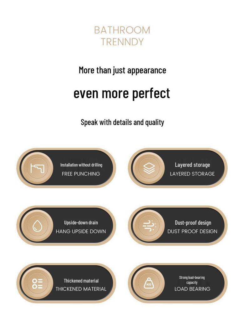 Wall-Mounted Electric Toothbrush and Toothpaste Holder with No-Drill Installation