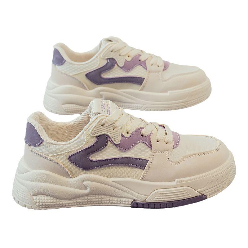 2025 Spring New Women's Fashion Platform Casual Board Shoes Student Shoes Sports Little White Shoes Casual Women's Shoes
