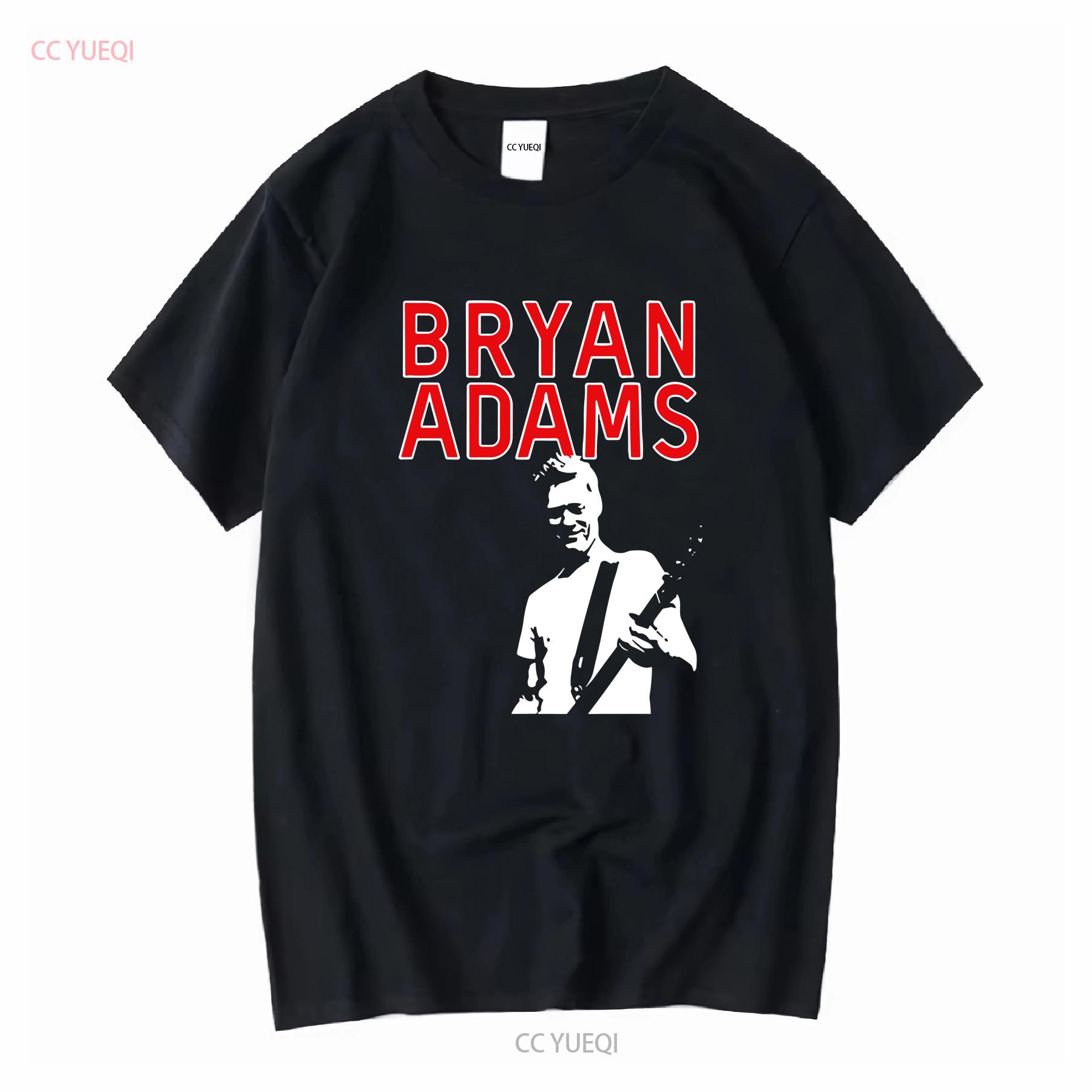 

Bryan Adams Singer Black T Shirt Fans Music All Size long or short sleeves vintage Washed Slightly streetwear Stylish 4XL
