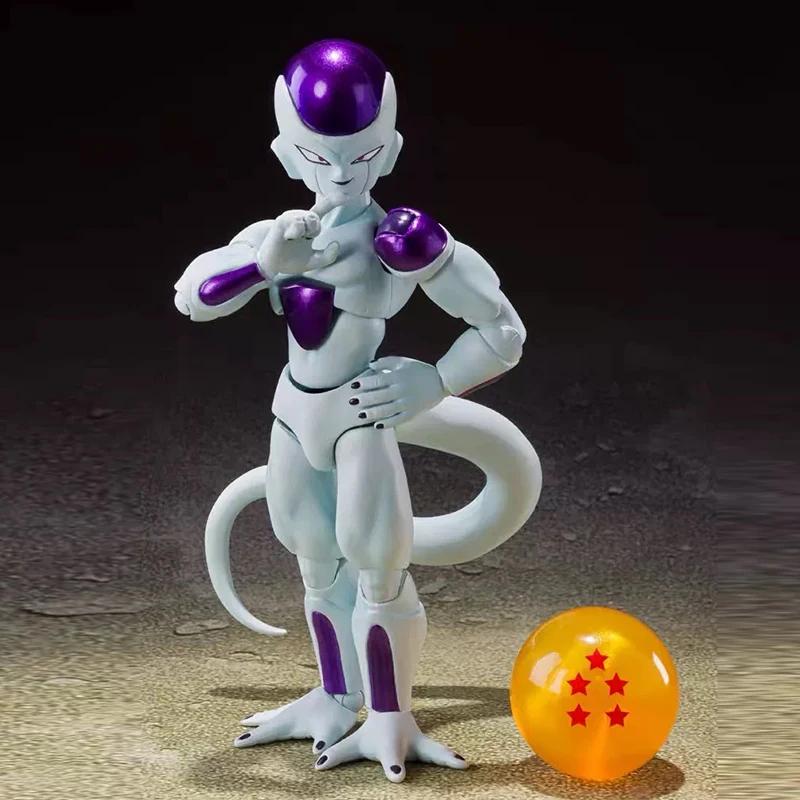 Dragon Sphere Z Shf Frieza The Fourth Form Figure Animation Frieza Action Figure POLYVINYL CHLORIDE Collector Miniature Plaything Figure Celebration