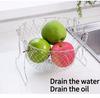 1PC 304 Stainless Steel Frying Basket Household French Fries Fried Chicken Wings Telescopic Folding Round Filter Drain Basket Frying Basket