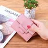 Fashion Short Wallet Female Student Stylish Cute Portable Mini Ladies Wallet Coin Purse Bag Card Holder