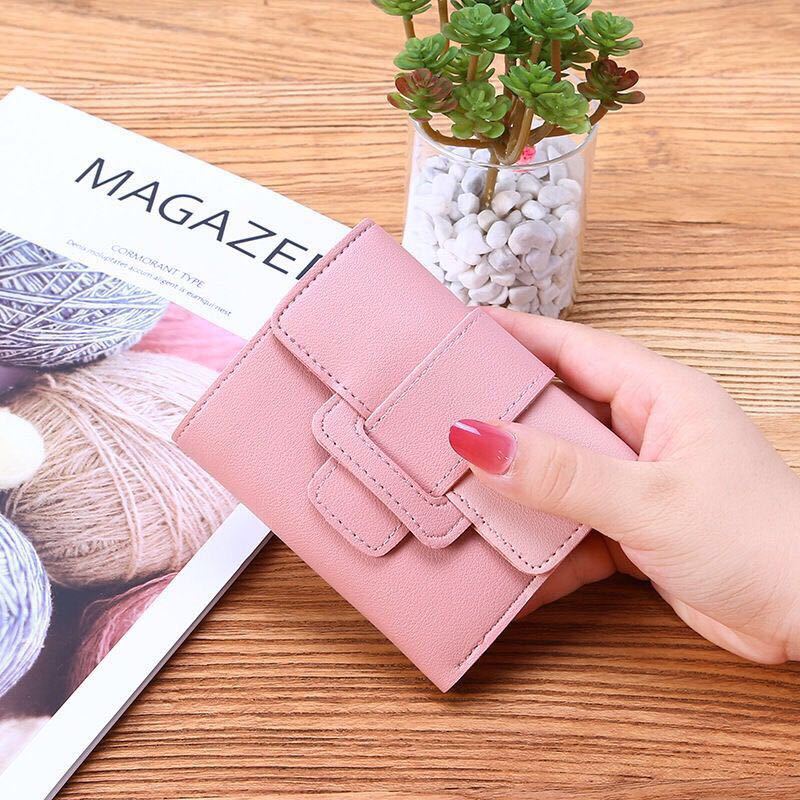 Fashion Short Wallet Female Student Stylish Cute Portable Mini Ladies Wallet Coin Purse Bag Card Holder