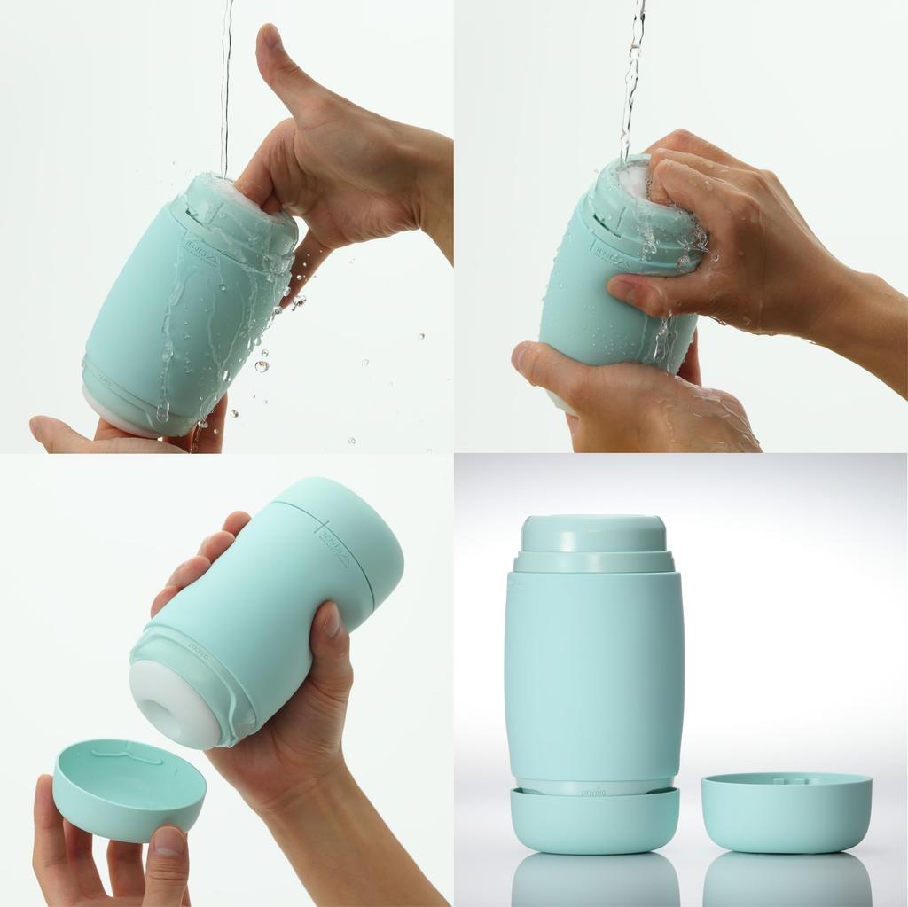 TENGA PUFFY Latte Smooth Repeatable Includes Mini Lotion Brown, Thick, Waves, Type,