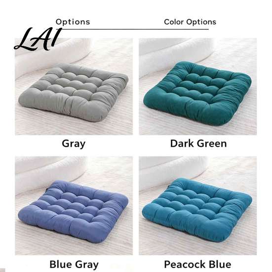 Pressure Relief Pad for Long Sitting Office Chair Cushion Breathable Seat Pad 40x40cm Soft Polyester Cushion Stuffed Floor Home Reading Nook