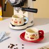 Zirkus Hochwertiges Keramik Kaffeetasse Untertasse Set Geschenk Frisch und Niedlich Kunst Keramiktasse Geburtstags-Souvenir