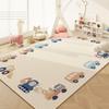 Nordic Colorful Cream Cartoon Soft Plush Carpet Bedroom Large Area Rug Non-slip Washable Easy Clean Play Game Crawling Floor Mat