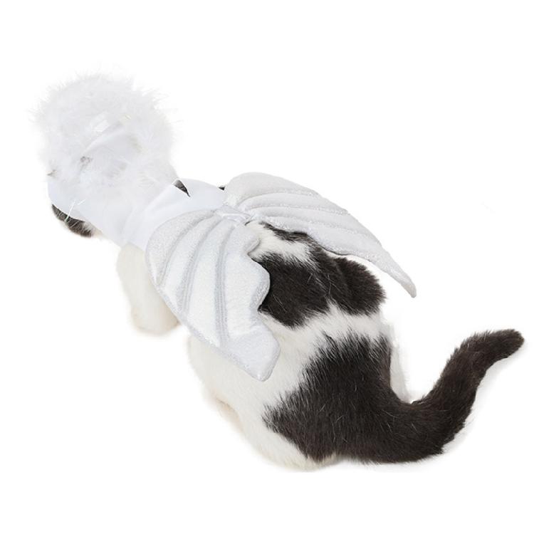 Dog 3D Wing Dress Up Costume Halloween Pet Cosplay Funny Angeles Pet Costume