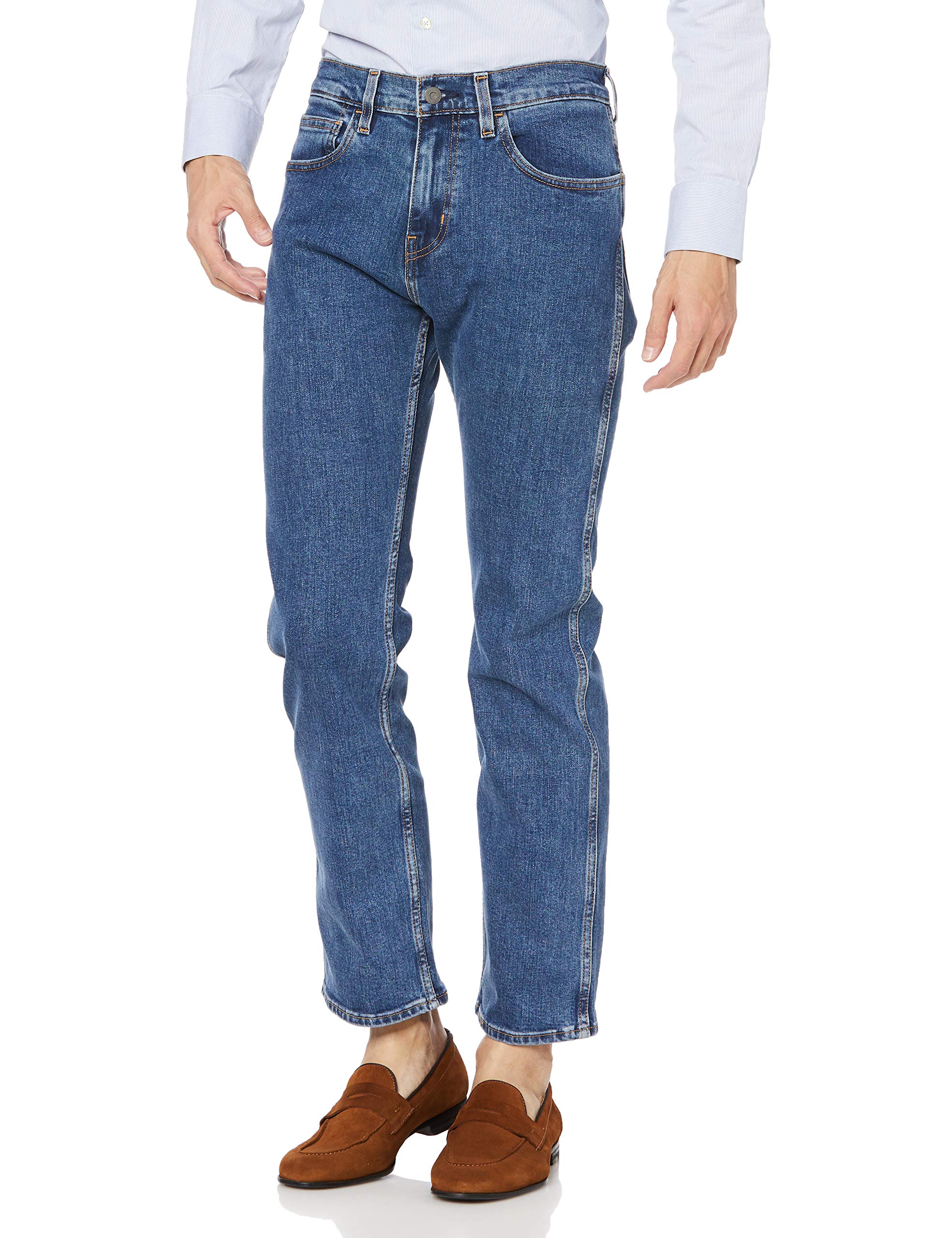 Levi s 505 WORKWEAR Straight Fit Jeans (Stretch) Men s blue US 28