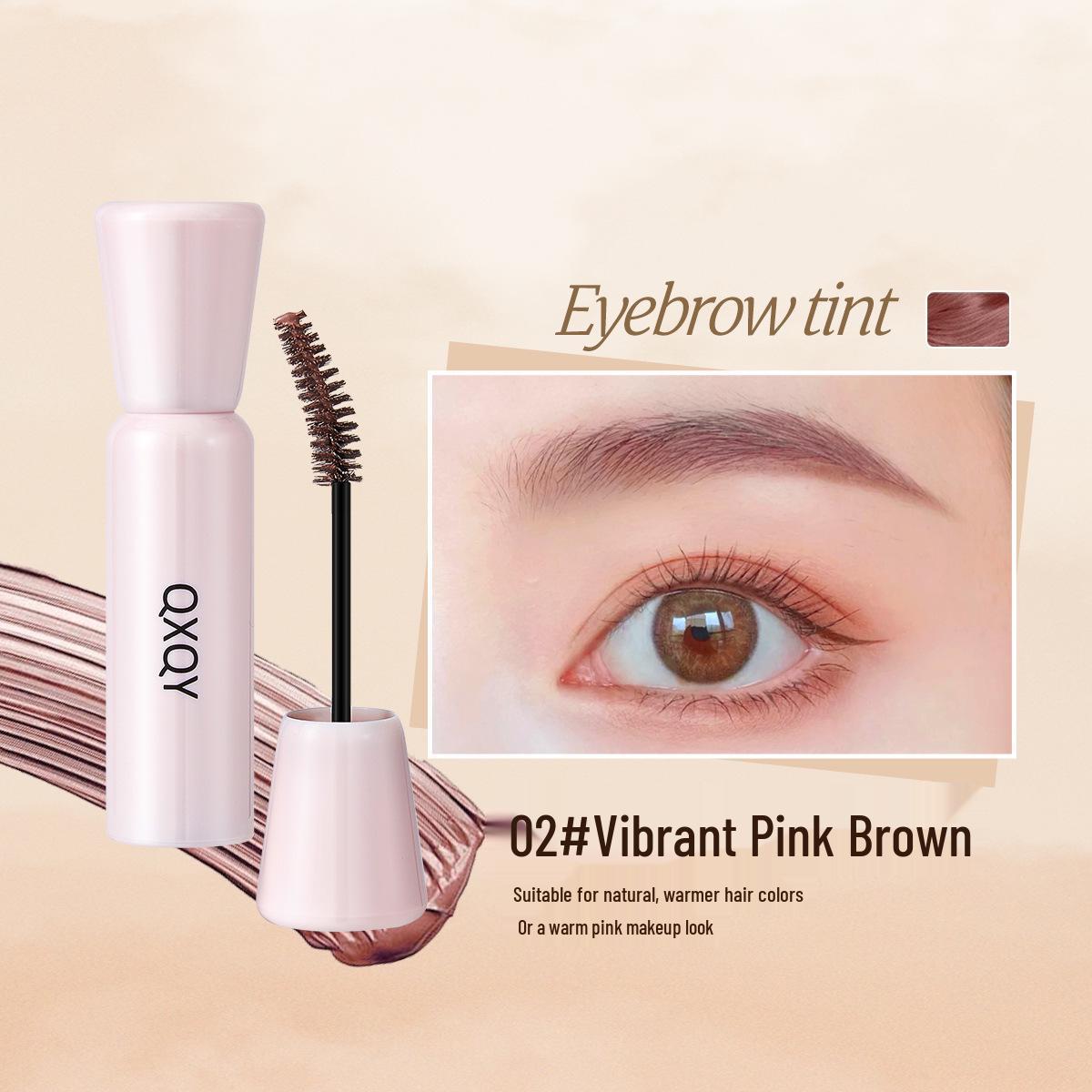 

QXQY Matte Long-Lasting Waterproof Eyebrow Pomade in Light Brown - Korean 3D Natural Smudge-Proof Tint
