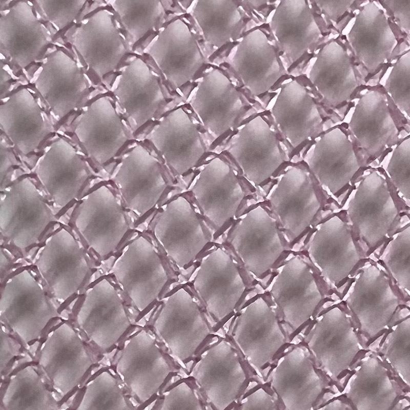 In-Stock K114 Diamond Warp Knit Polyester Mesh Fabric for Bags & Laundry