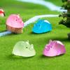 Moss Micro-landscape Glow-in-the-dark Rhinoceros Animal Ornament Gardening DIY Landscaping Accessories Desktop Ornament