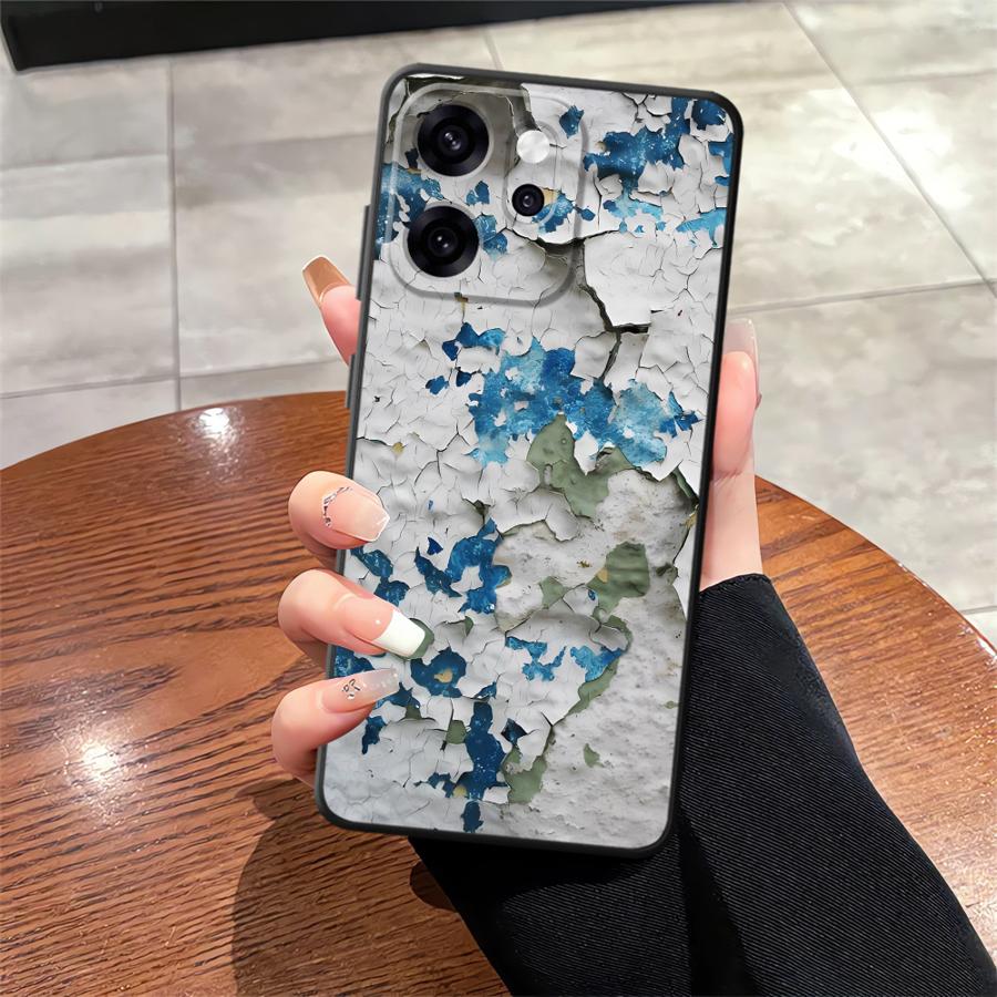 Case for Oppo A74 A98 A93 A83 A76 A78 Reno 4F 5 6 7 8 10 11 14 A96 F9 F11 F29 A84 Phone Cover Rust Art