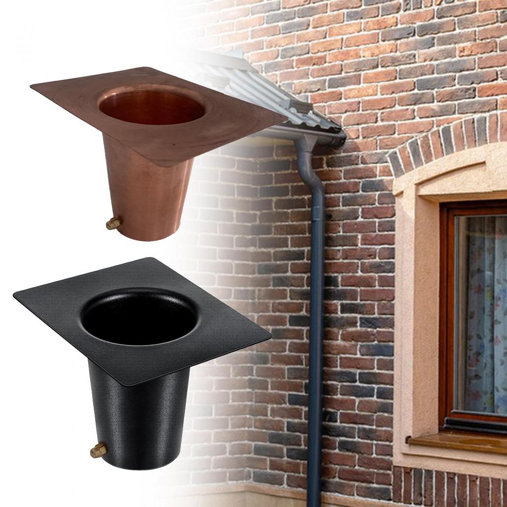 Replacement Rain Chain Gutter Adapter Easily Install Functional for Outdoor Downspout Outlet Practical Sturdy Repair Parts