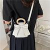 Sweet Bow Tie Designer Mini Shoulder Handbag Leather Bucket Crossbody Bag Women Fashion Luxury Brand Handbag Female Totes Purses