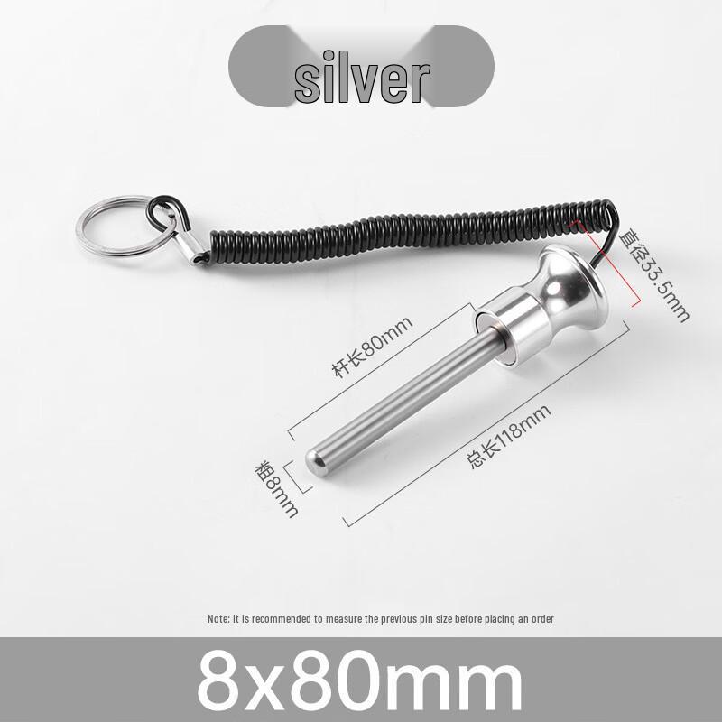 Magnetic Adjustment Pin for Gantry Frame Fitness Equipment M8x100